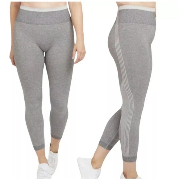 Spanx Women’s Seamless Sculpt Cropped Leggings High Waisted Gray Sz M - Picture 1 of 8